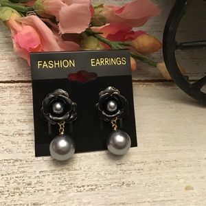 Grey Earrings